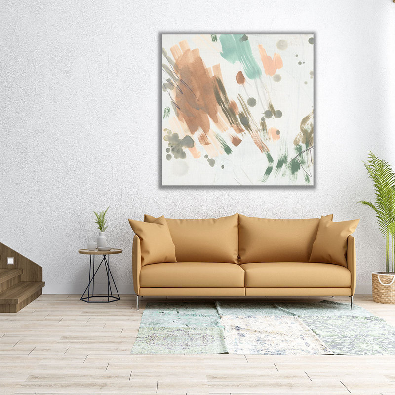 Terra Rain I - reproduction d'art sur toile, H 20 po x l 20 po