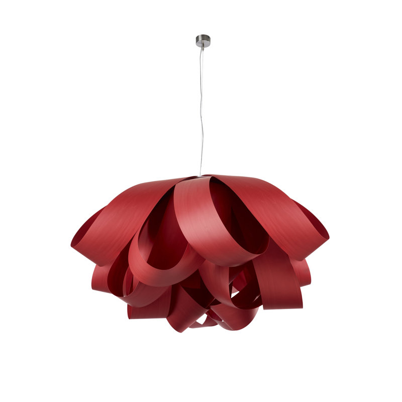 Agatha 1 - Light Pendant, 14.6" H x 30" W x 30.7" D, E26 Base, Red