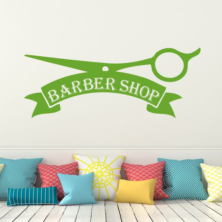 Non-Wall Damaging Wall Decal, Lemon Tree Green