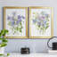«Columbine Spray I», ensemble de 2 peintures sur toile encadrées-155258490-155258495