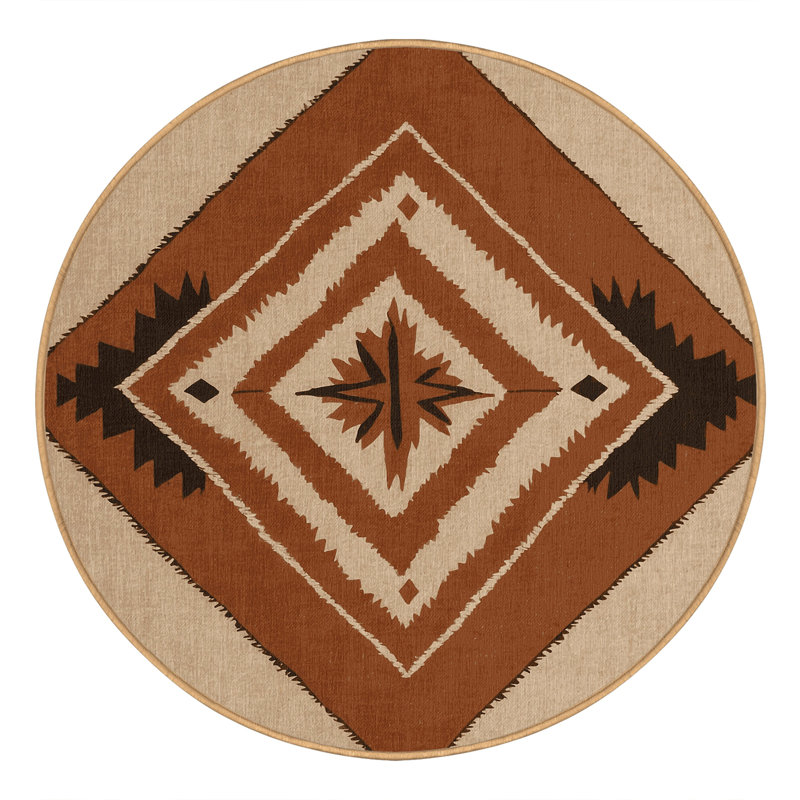 Painted Desert Rug, Round 3'