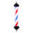 40" Rotating Barber LED Light