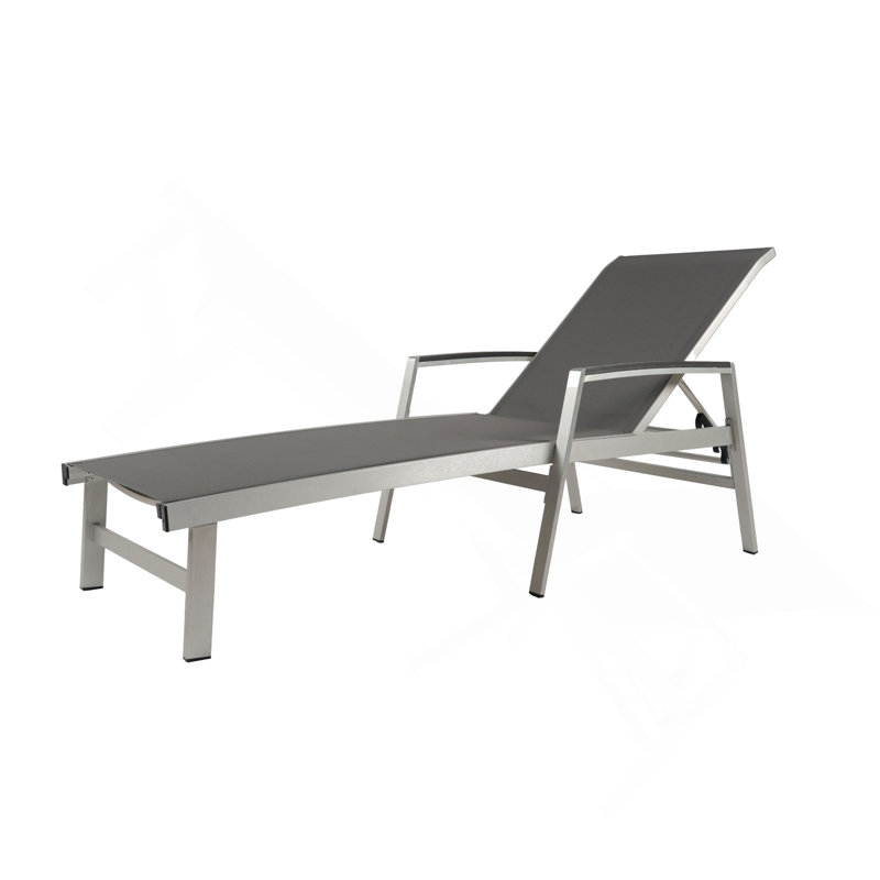 Chaise Lounge, Gray