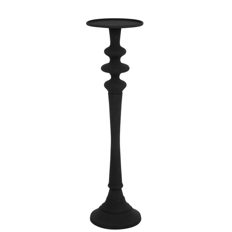 Cozy Aluminum Tabletop Tealight Holder, 99.5cm H x 27cm W x 27cm D, Black
