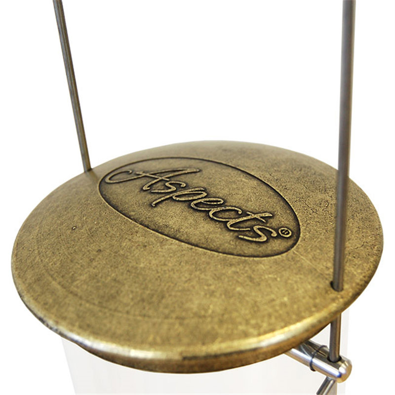 Brass Hanging Tube Bird Feeder