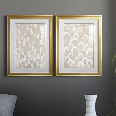 " Earth Etching I " 2 - Pieces