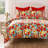 Greenland Home Fashions Poppies Red 2-Piece Twin Size Quilt Set 68x88 + 20x26-115992954