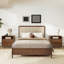 Ensemble de chambre à coucher, ensemble de table de chevet de 2, commode de chambre à coucher avec 6 tiroirs, ensemble de mobilier de chambre à coucher