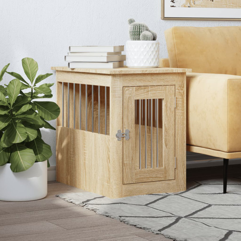 Pet Crate, Sonoma Oak, 59cm H x 45cm W x 62cm D