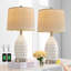 Lampe de table en céramique H 23,5 "avec port USB Intissar 
