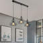 Borough Wharf Boxrah 3-Light Kitchen Island Geometric Pendant – Modern Industrial Design, Ideal for Low Ceilings-106727858