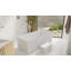 Baignoire autoportante en résine mate avec trop-plein et drain 68,5 "x 28,7" Badeloft BW-07-M-35943555