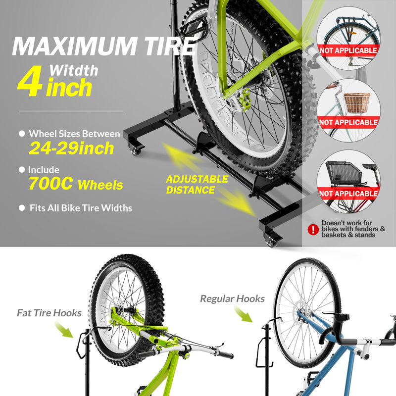 Range-vélo autoportant Paulisha