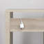 Table de chevet Radius avec compartiment de rangement carré
