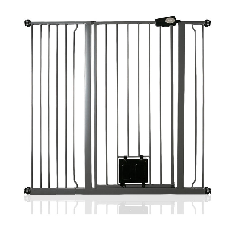 Geordie Metal Pressure Mounted Pet Gate, 113.8 - 121.4cm