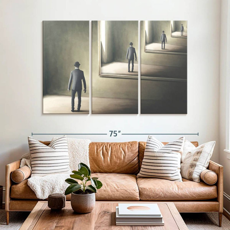 Kelan Infinite Man, 14" H x 23" W