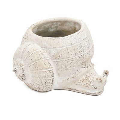 8.3X7x4.7 Inches Textured Beige Decorative Sand And Cement Planter For Coastal Decor With Succulent Arrangements Plants