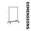 100 cm Clothes Rack