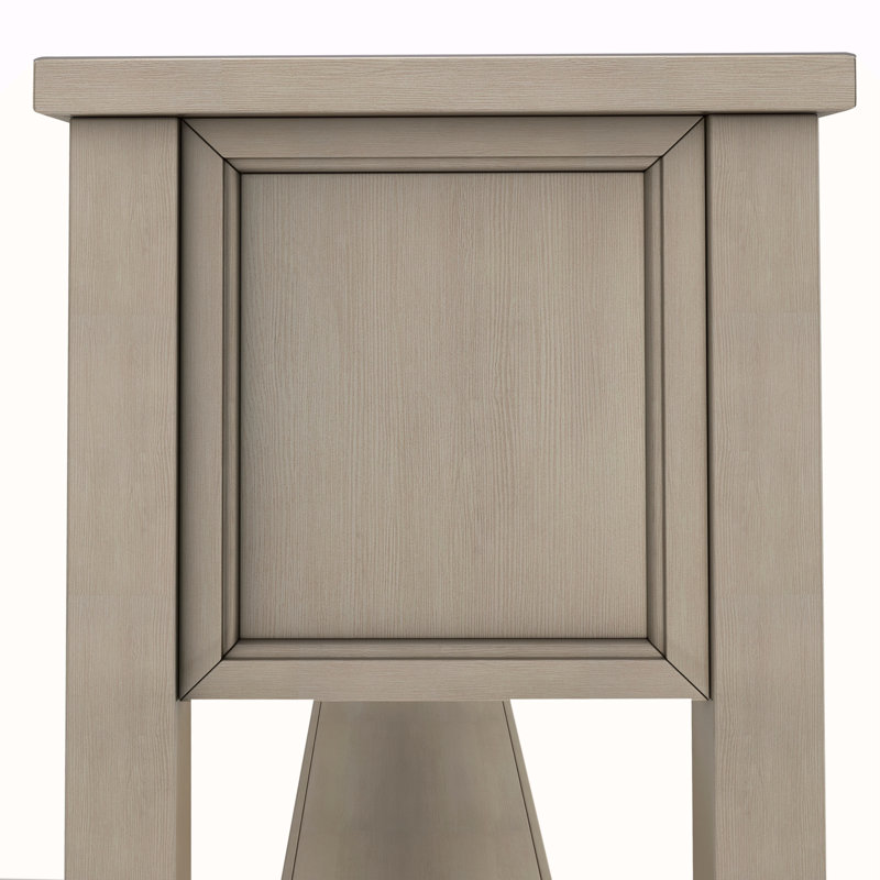 Rustic Entryway Console Table, Gray Wash