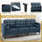 Rebba 84'' Faux Leather Sofa-611066632