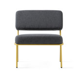 Sixty Upholstered Lounge Chair with Metal Frame