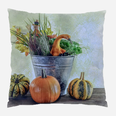 Outdoor Reversible Throw Pillow