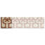 Arrow 4" x 4" Marble Mosaic Wall & Floor Tile