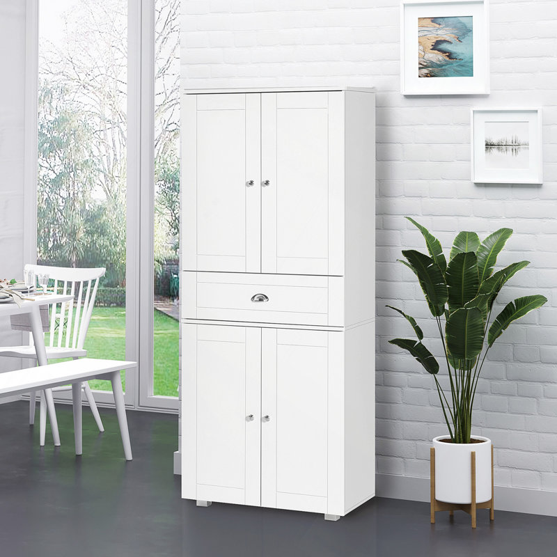 Armoire de cuisine 72 po avec 2 grandes armoires à double porte et 1 tiroir central