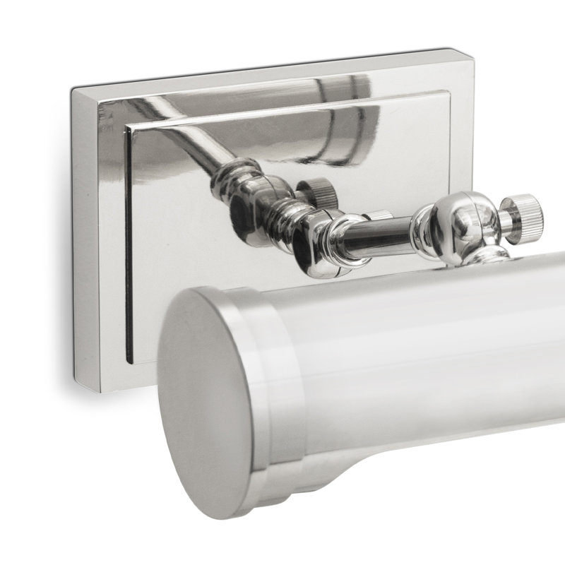 Tate Dimmable Wall Mounted Picture Light, Polished Nickel