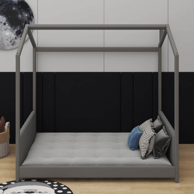 Velvet House Bed Wood Bed