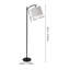 157cm Gloss Torchiere Floor Lamp
