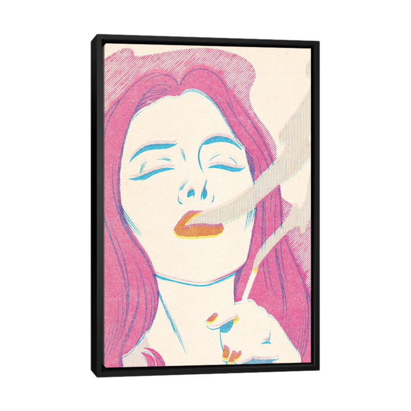 Smoke by Joseph McDermott - Print on Canvas, Black Framed, 101.6 cm H x 66.04 cm W