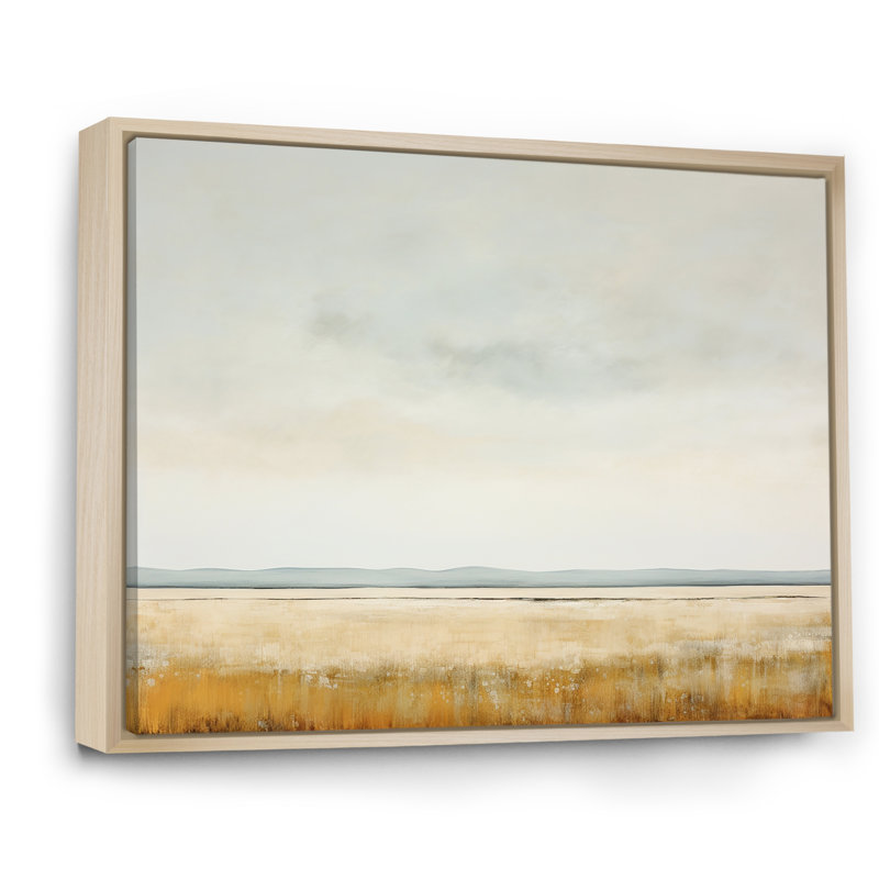«Prairies Charm liquide Art Majestic Grasslands II» sur toile, Cadre naturel flottant, H 30 po x l 40 po