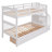 Bunk Bed With Drawer, Storage Stairs-1154624838-1154624837