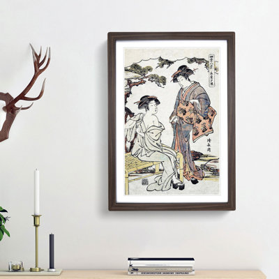 Dressing a Lady by Torii Kiyonaga - Picture Frame Painting Print