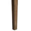 Chaise d'appoint en tissu Edmund beige ivoire