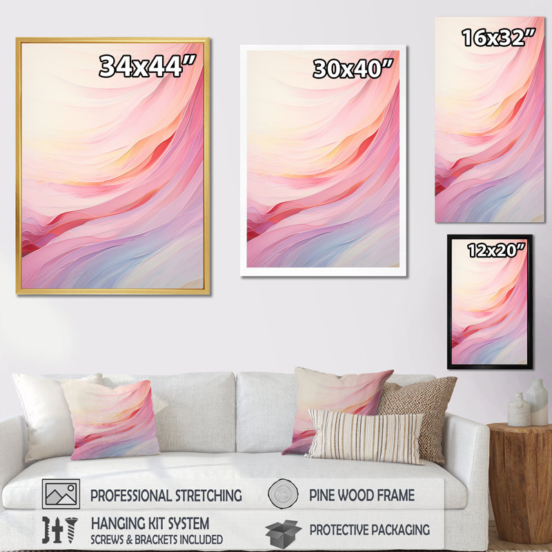 «Ephemeral Rainbow Fantasy Arc I» sur toile, Toile tendue, H 40 po x l 30 po x P 1,5 po