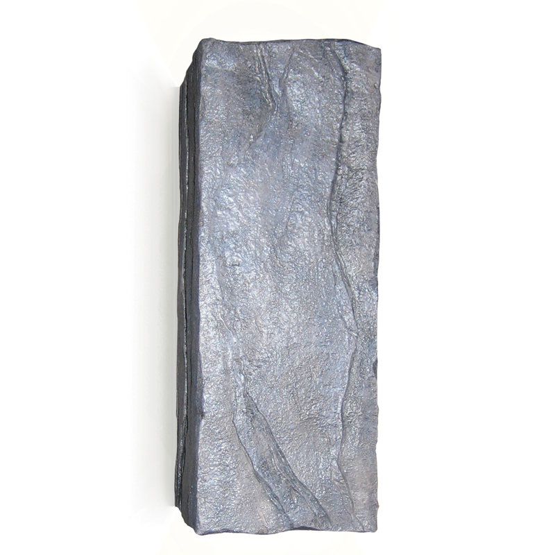 Applique murale 1 lumière Azu Stone, Gris, Incandescent, Oui