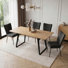 Table de salle à manger extensible avec chaises rembourrées Kincannon