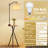 65‘’Floor Lamp with Table, End Table with Remote and Charging Station, 4 Color Temperatures