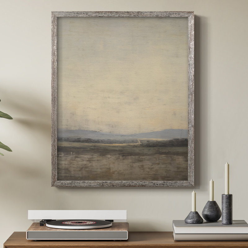 «Vintage Landscape XX», reproduction encadrée - bois massif, H 11 po x l 9 po