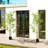 Faux Bamboo Tree in Cement Pot-1583110476