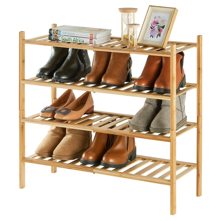 Rebrilliant 12 Pair Shoe Rack