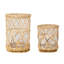 Wicker Hurricane Collection Hurricane Candle Holder-2004082858
