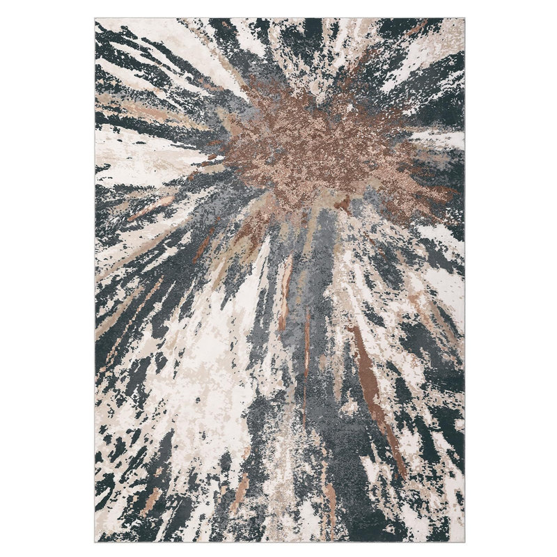 Tapis lavable pour salon moderne 9 x 12