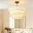22'' Boho 4 - Tier Hand Woven Pendant Light Flush Mount Ceiling Light