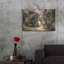 «Garden Courtyard» par Art Fronckowiak - reproduction d'art sur métal sans cadre-3038221