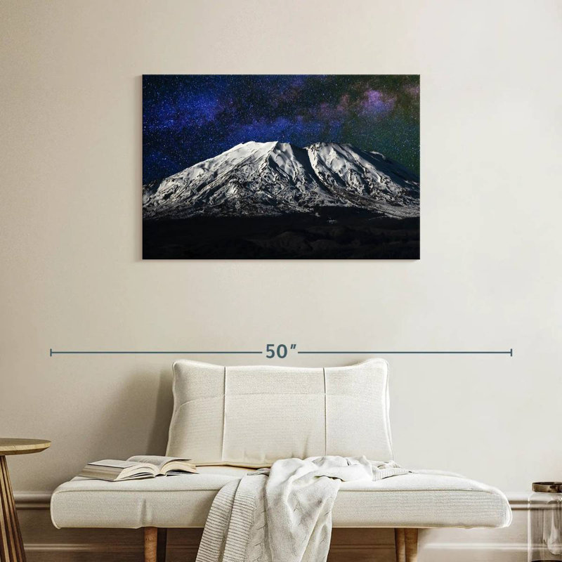 Alvord Mount St. Helens Starry Night, 24" H x 36" W