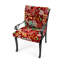 Coussin de chaise d'extérieur 22 "x 44" avec attaches et boucle (ensemble de 2)