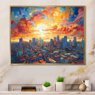 Orange And Blue Los Angeles Views " Orange And Blue Los Angeles Views "